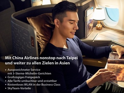 China Airlines Premium Business Class – Komfort und Luxus auf höchstem Niveau!