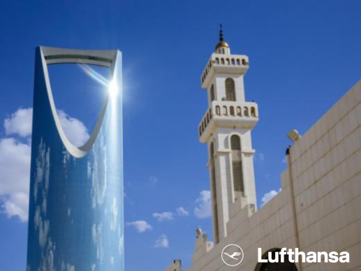 Ab dem 26. Oktober: mit Lufthansa nonstop zwischen München und Riad