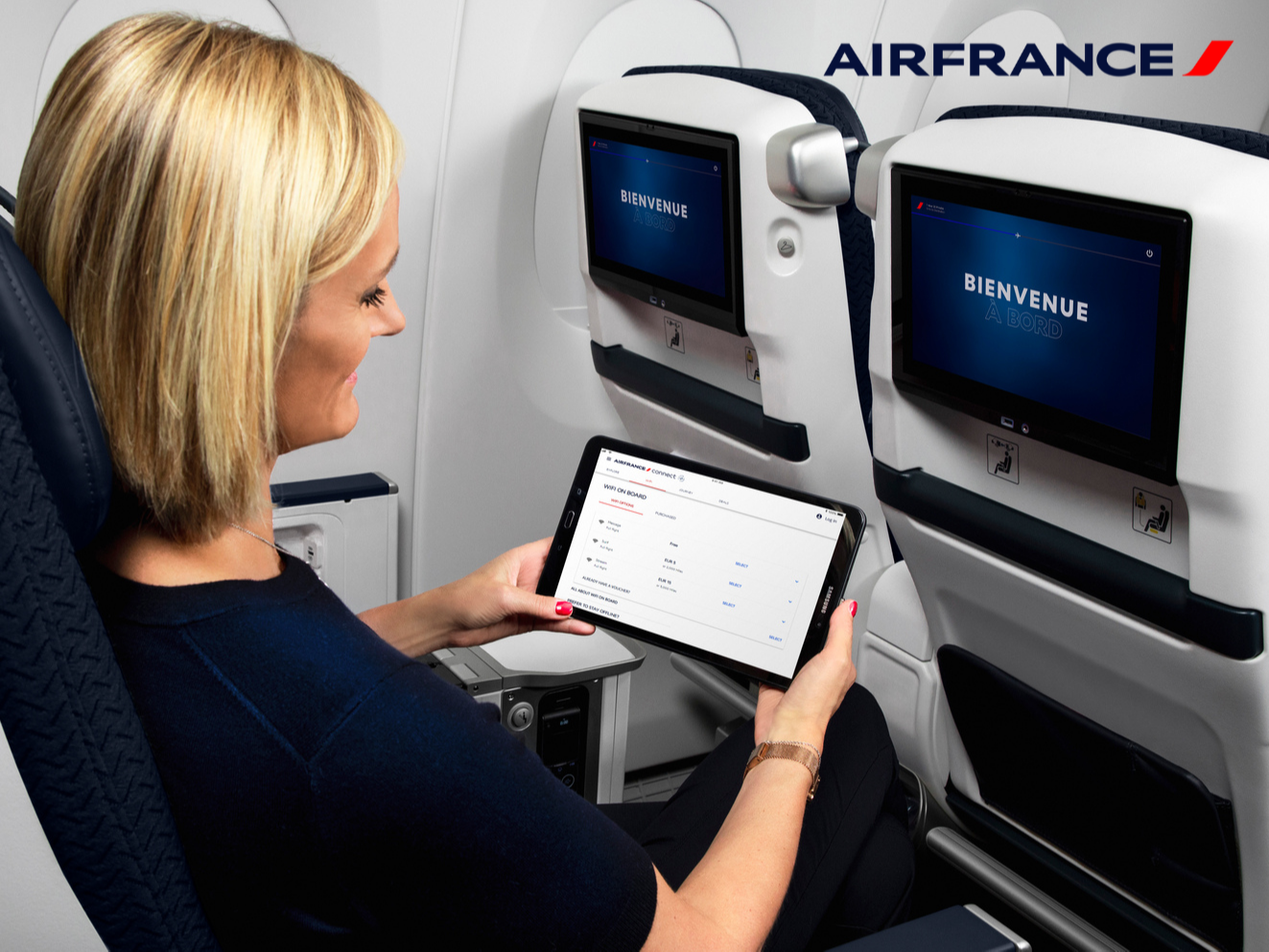 AIR FRANCE: Kostenloses Highspeed-WLAN an Bord verfügbar