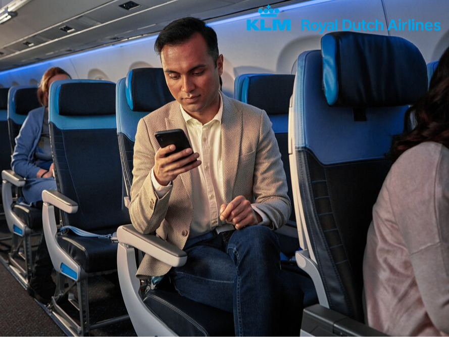 Neu bei KLM: Kostenloses WLAN auf Europa-Flügen