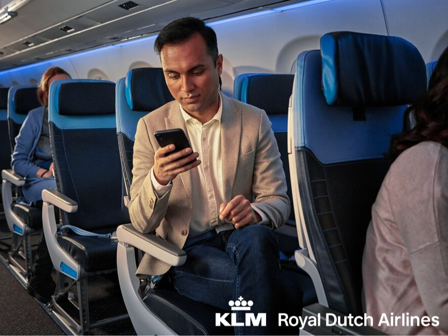 Neu bei KLM: Kostenloses WLAN auf Europa-Flügen