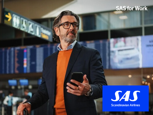 Neu bei SAS: Die European Business Class kehrt zurück, kostenloses Highspeed WLAN in der gesamten Flotte und ein erweitertes Streckennetz.