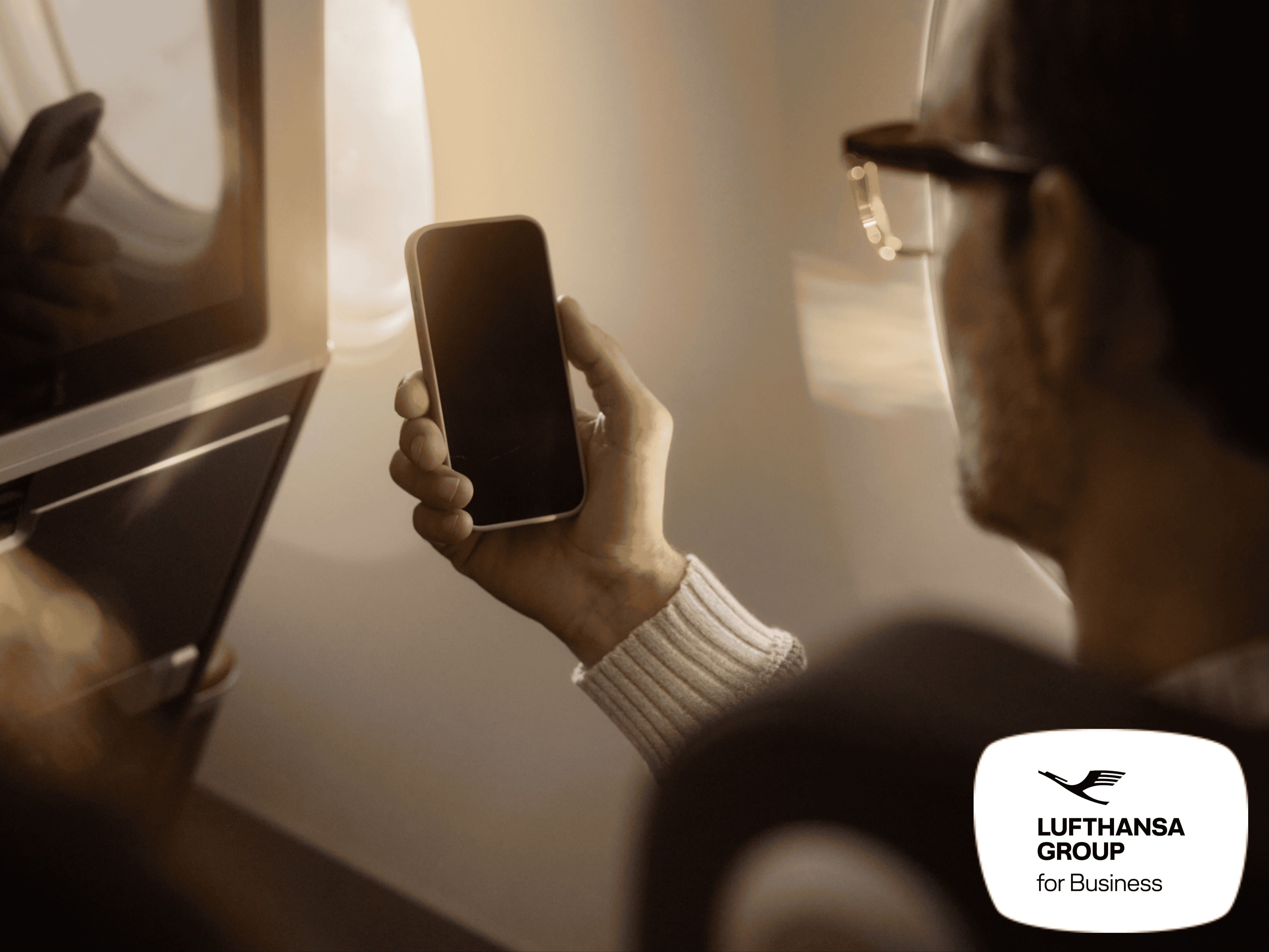 Jederzeit verbunden mit Lufthansa Group Wi-Fi – powered by Starlink