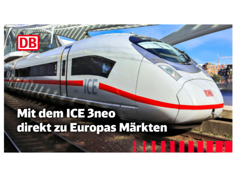 DB: Direkt nach Antwerpen und zum Flughafen Brüssel: Neue Business-Verbindungen mit dem ICE 3neo